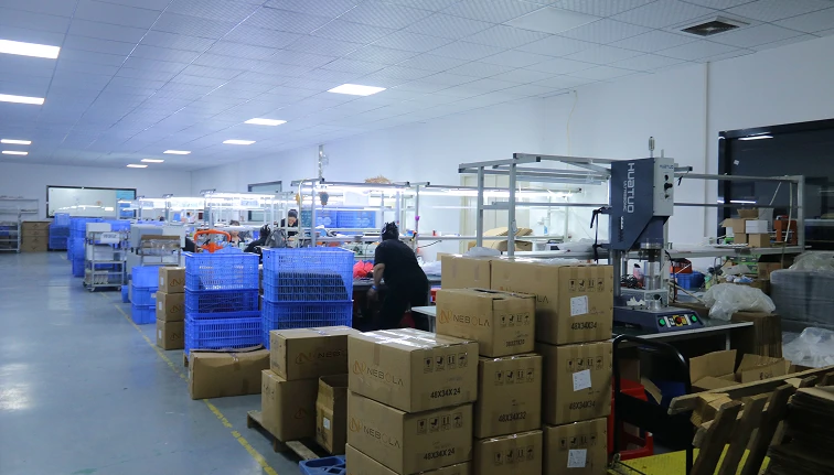 Export packaging and shipping preparation for 20 inch oscillating air multiplier ceiling fan lights