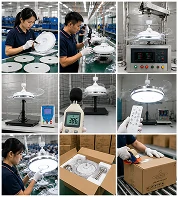 In-house quality control process for Kids Room ceiling fans including testing, inspection and compliance verification