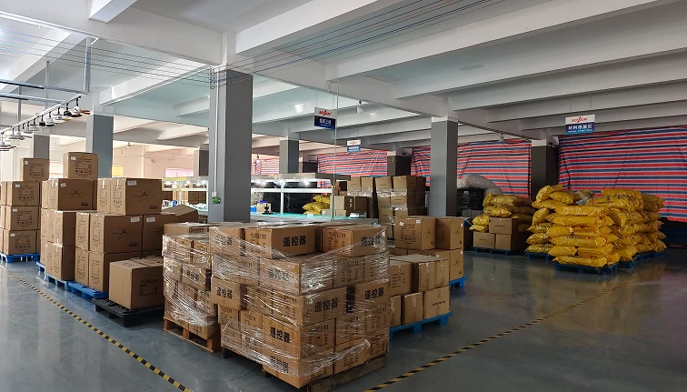 Export packaging and warehouse preparation for 36 inch cathedral ceiling fan with crystal light orders