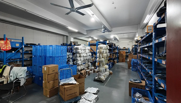 42 Inch Ceiling Fan LED manufacturer showing export packaging and warehouse preparation for global shipping