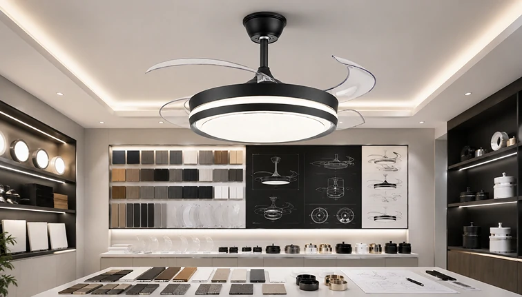 42 Inch Ceiling Fan LED manufacturer offering OEM ODM customization with advanced product design capability