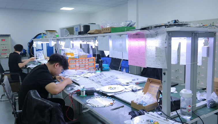 42 Inch Ceiling Fan LED manufacturer quality assurance laboratory with professional product testing process
