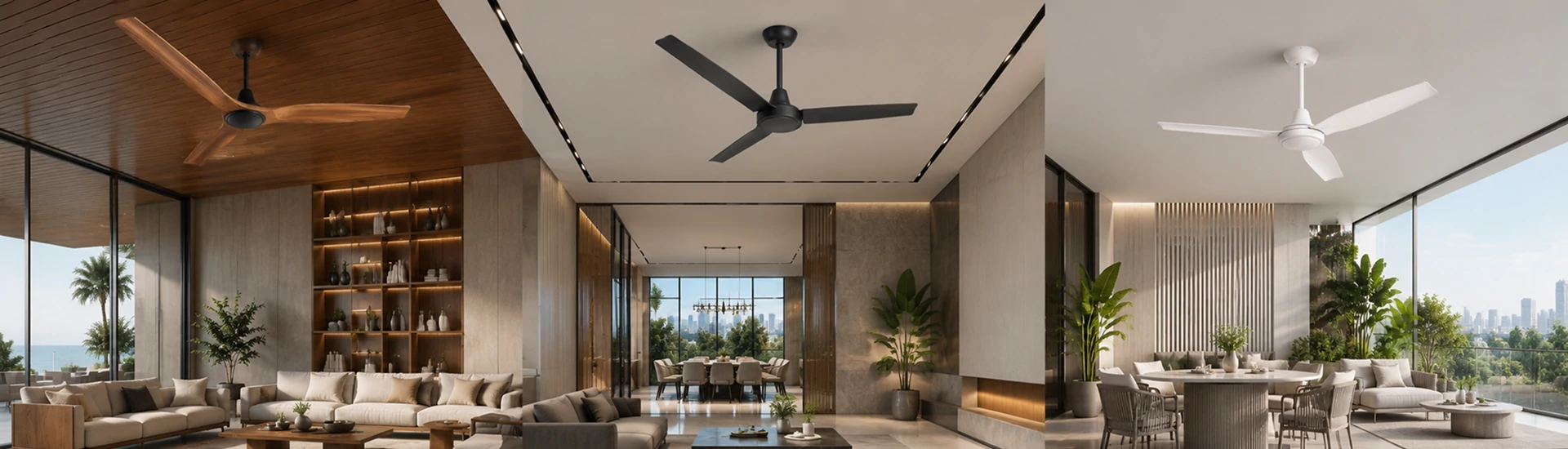 Comparison of wood blade ceiling fans metal blade ceiling fans and ABS blade ceiling fans