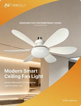 Ceiling fan light product catalog cover
