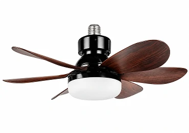Smart ceiling fan with remote control designed for modern living spaces