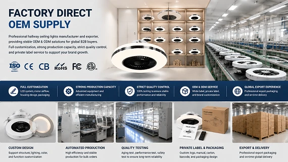 factory production line of 52 inch solid wood ceiling fan no light with remote control showing OEM ODM manufacturing and quality inspection process