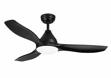 Damp rated garage ceiling fan designed for humid garage environments and year-round residential use