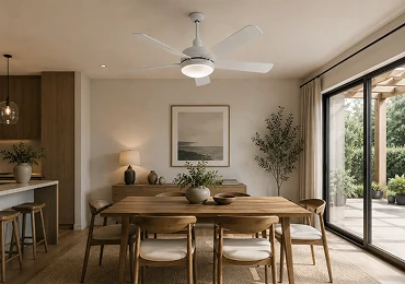 Dining room ceiling fan collection for modern home interiors