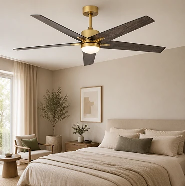 60 inch fandelier ceiling fan model showing DC silent motor efficiency and smooth airflow performance designed for modern residential and commercial spaces