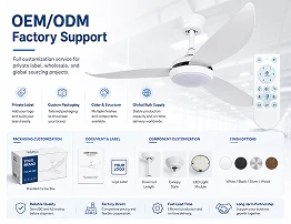 ceiling fan OEM ODM factory support showing manufacturing, quality control, and global wholesale supply capability