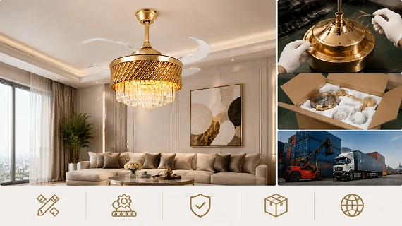oem-odm-gold-fandelier-manufacturing-support