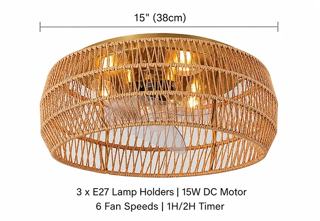 OEM ODM lighting development workspace showing rattan mini cylinder ceiling light prototypes and customization materials