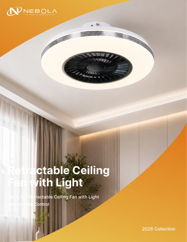 52 inch solid wood ceiling fan no light with remote control shown in modern luxury interior catalog cover design for OEM ODM ceiling fan collection