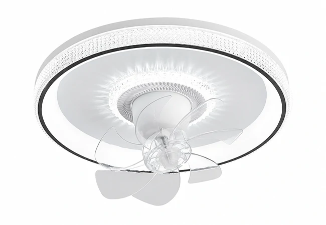 20 inch exterior ceiling light with LED fan design for modern outdoor applications