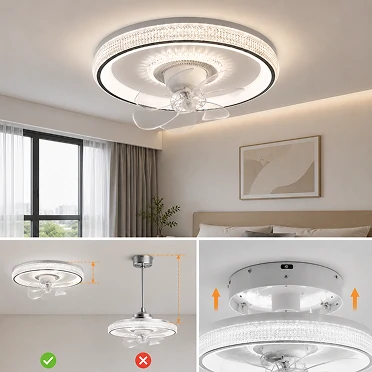 20 inch exterior ceiling lights with low profile installation for limited ceiling height spaces