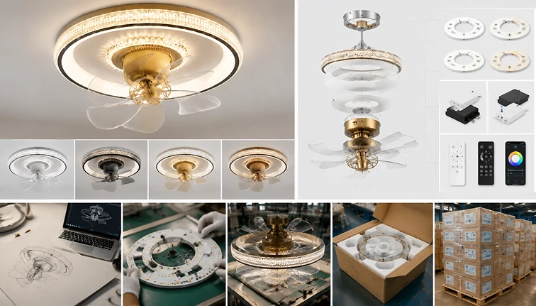20 inch exterior ceiling lights OEM ODM customization with LED module and product development support