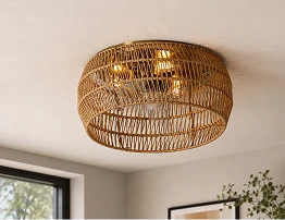 20 inch smart fan with LED light related luxury ceiling fan for premium residential interior design