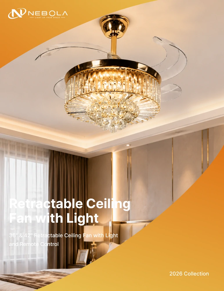 36 inch crystal chandelier ceiling fan product catalog for luxury lighting brands and distributors