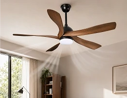 52 inch flush mount ceiling fan solution with modern design for spacious living rooms and residential projects