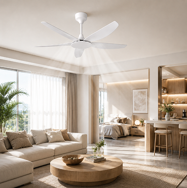 56 inch ceiling fan without light using an efficient 35W DC motor for stable residential operation