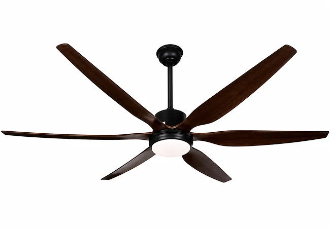 66 inch wood blade big ceiling fan light system product view showing large scale fan design with integrated lighting for residential and commercial spaces