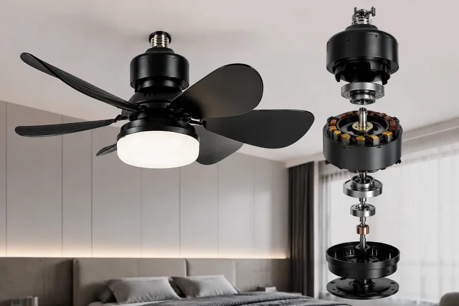 AC and DC motor comparison for bedroom ceiling fans