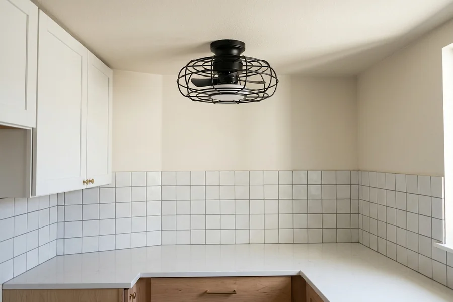 Best rooms for flush mount ceiling fan with light in apartments and kitchens