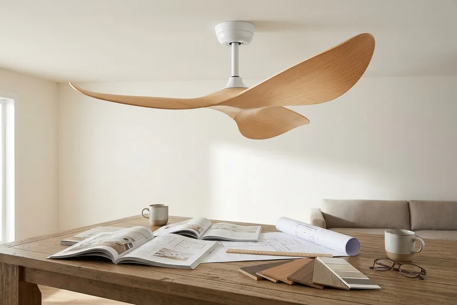 Choosing between bigger ceiling fan size and better fan performance