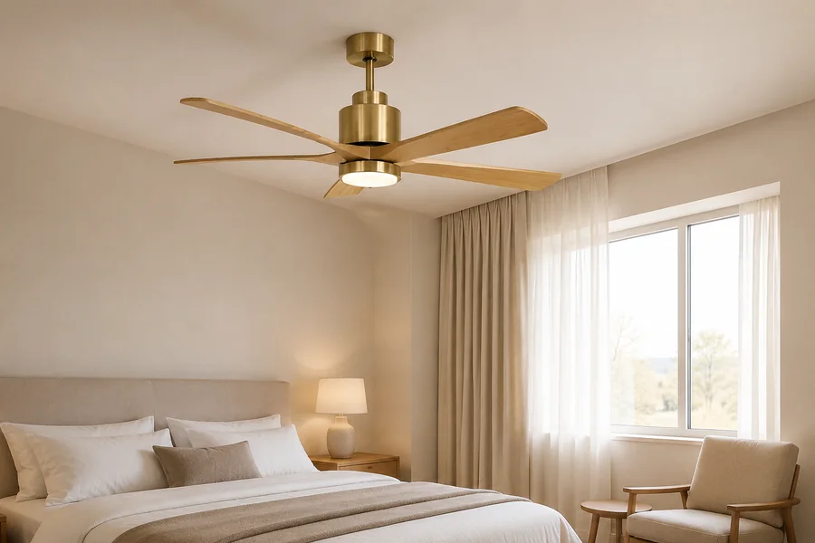 Ceiling fan blade material and quiet comfort