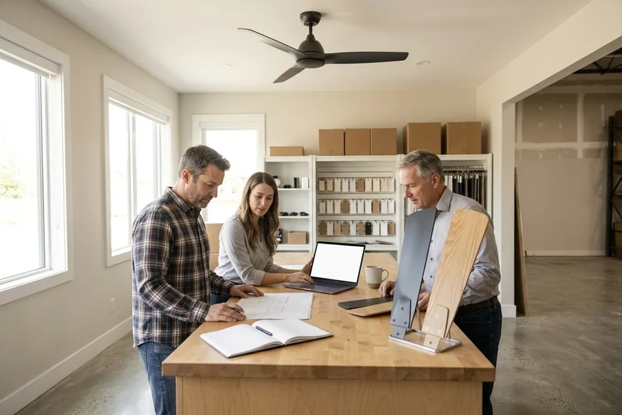 Ceiling fan blade materials for humid rooms