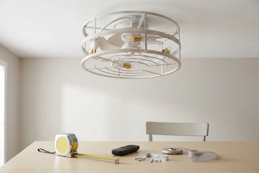 Ceiling fan CFM buying checklist with room measurement and remote control