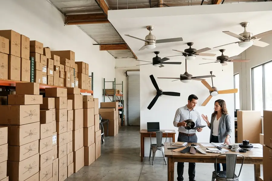 Common overstocking mistakes for ceiling fan importers