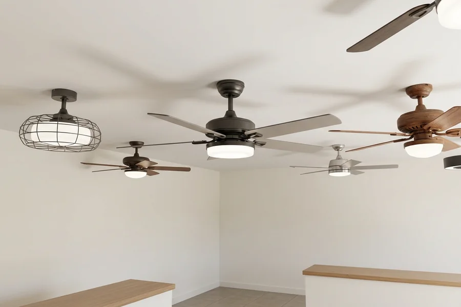 Ceiling fan product range and customisation options for suppliers