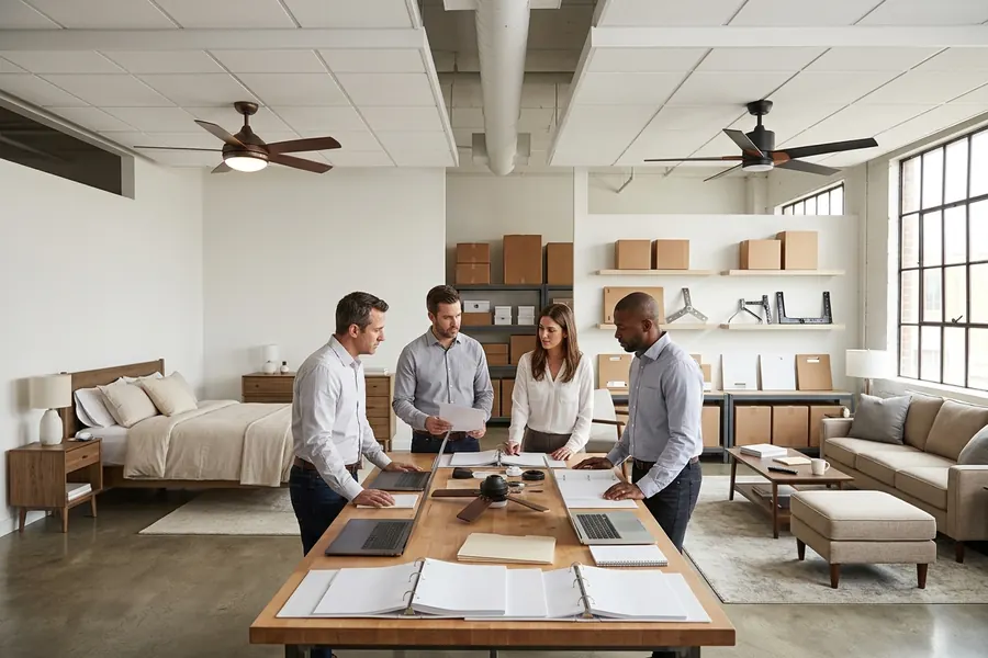Choosing ceiling fan size based on main room use