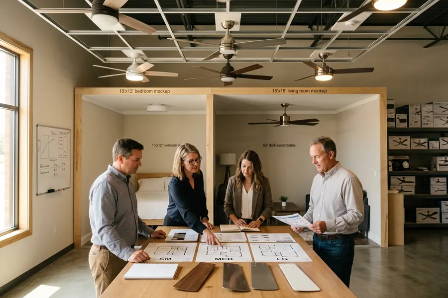 Ceiling fan size trends changing across global markets