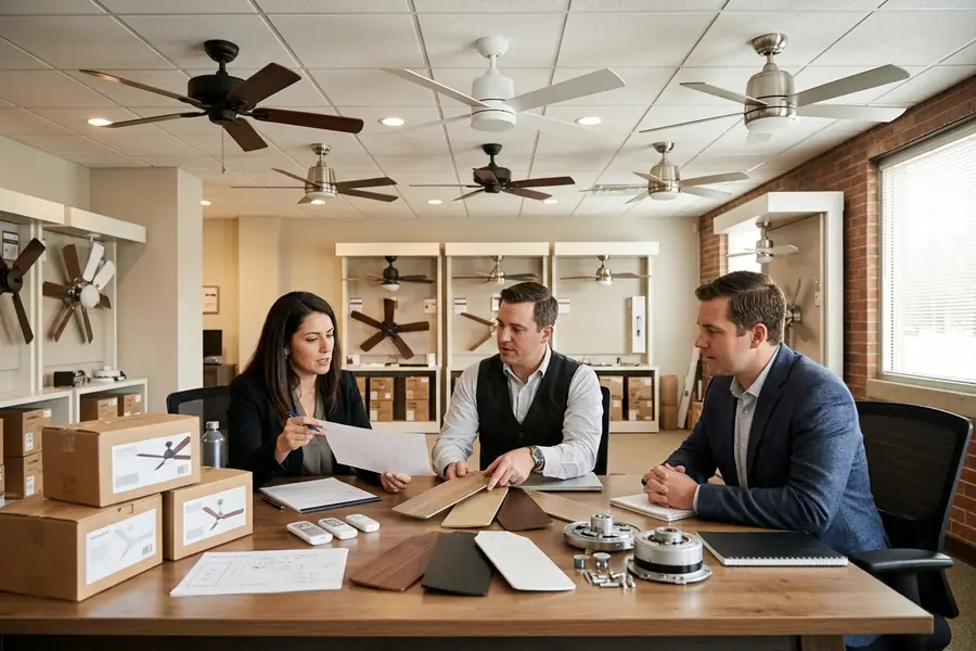 Flexible supplier support for ceiling fan importer range planning