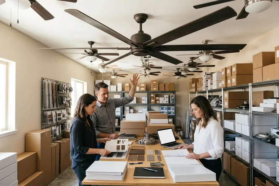 Ceiling fan too large for a small room