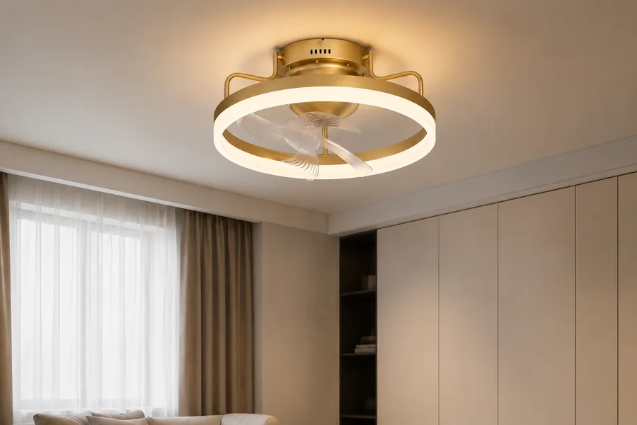 Choosing comfortable LED light for a flush mount ceiling fan