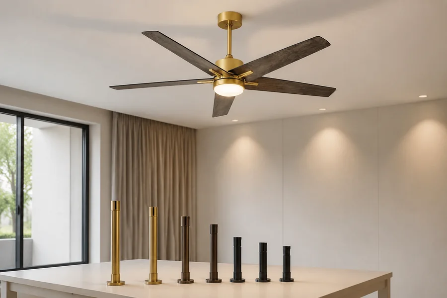 Choosing the right downrod length for ceiling fan installation