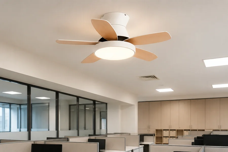 Commercial ceiling fan safety and building coordination