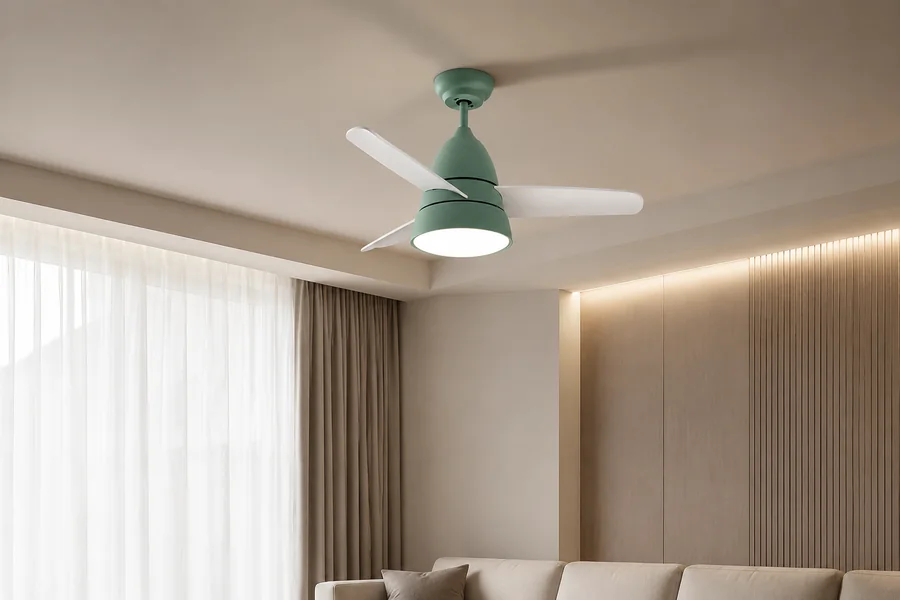 Ceiling fan light choice for residential and commercial rooms