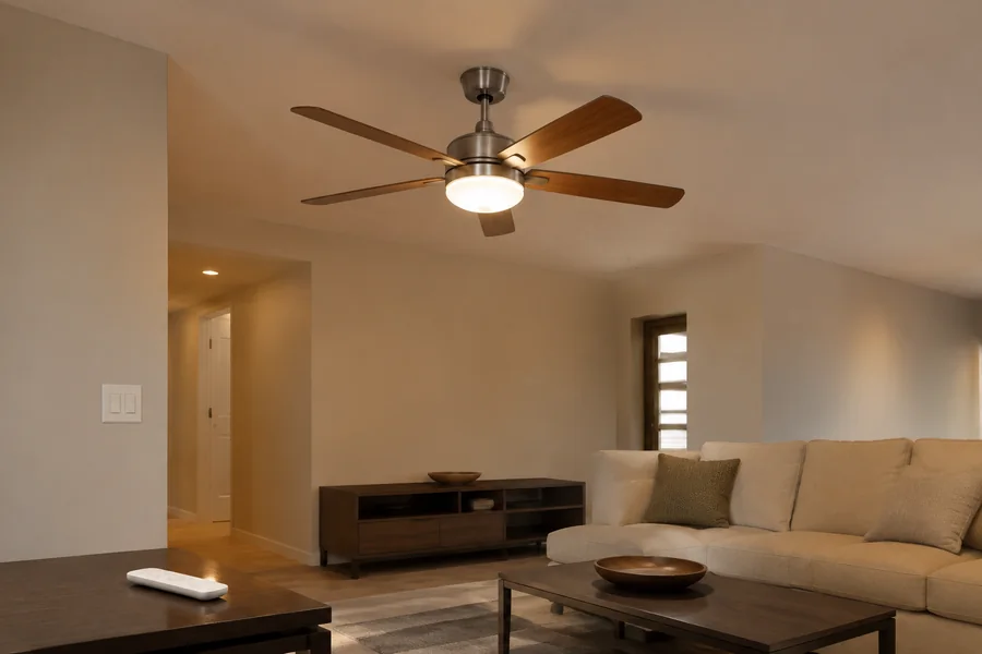 Remote wall app and smart control options for custom ceiling fans