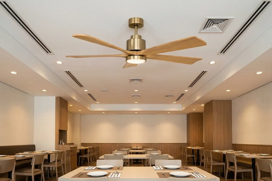 Energy efficient commercial fan supporting restaurant HVAC comfort