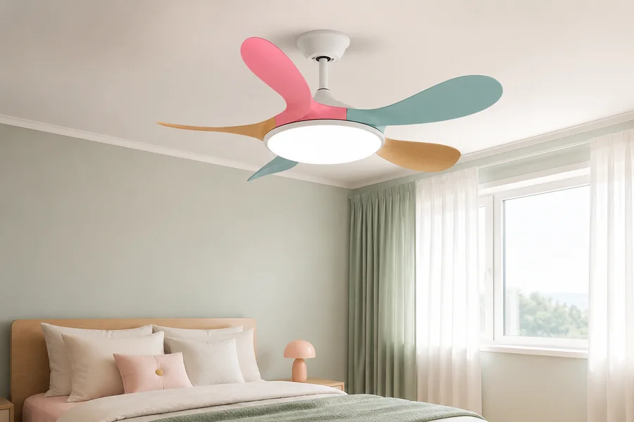 Fan light benefits for air movement and lighting comfort