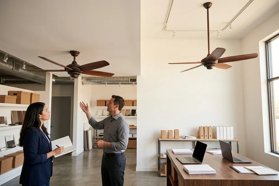 Ceiling height causing fan installation problems
