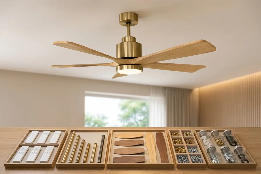 Hotel ceiling fan light maintenance and spare parts planning