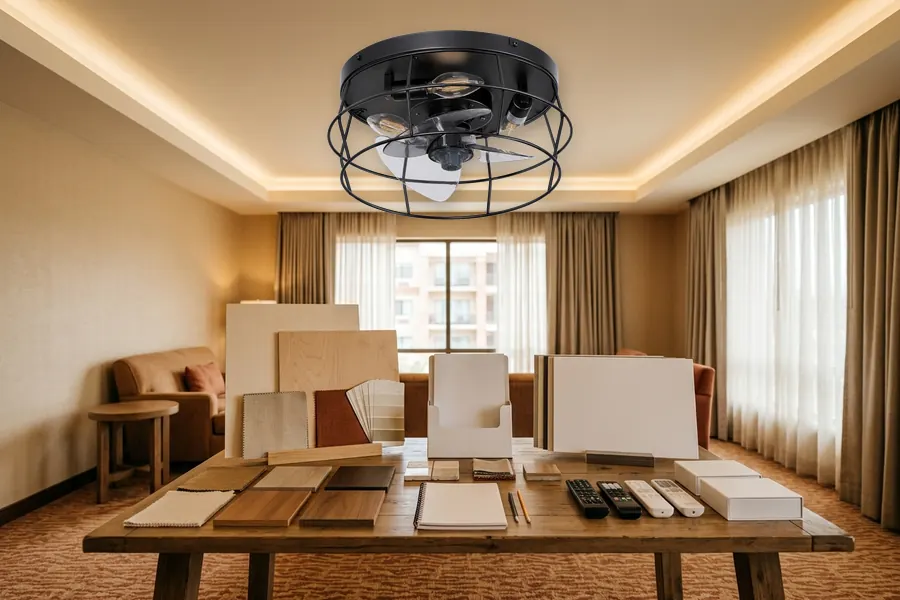 Hotel ceiling fan specification planning for project buyers