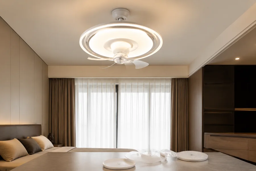 LED lighting customization options for ceiling fan lights