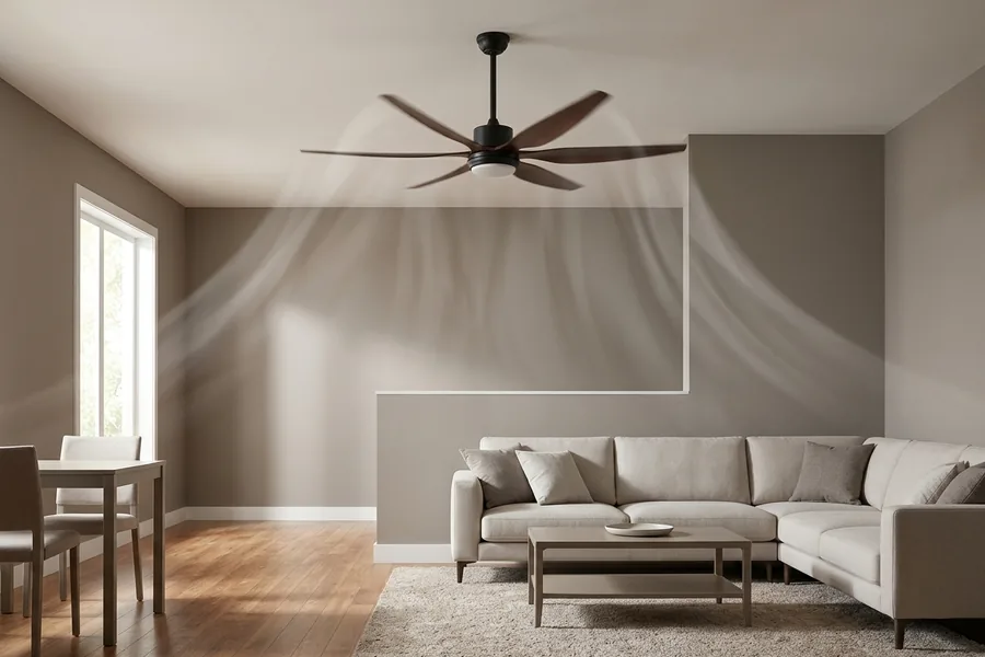 Matching ceiling fan CFM to room size and daily use