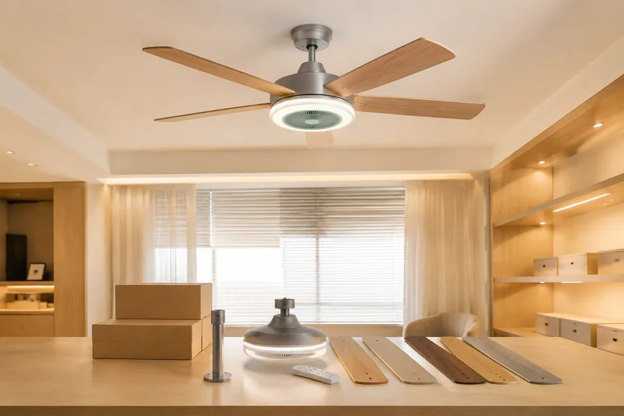 MOQ samples and development timeline for OEM ceiling fan customization